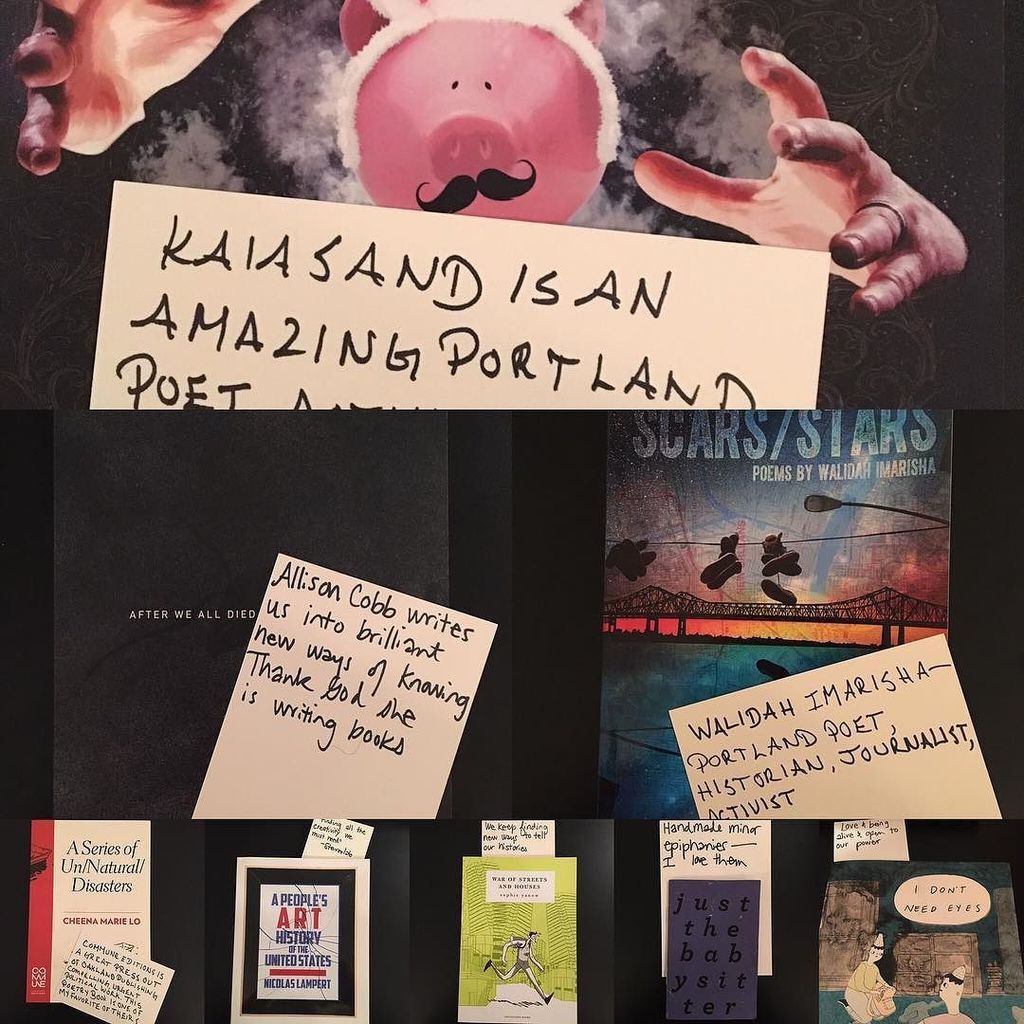 readingfrenzy's tweet photo. Guest booksellers Kaia Sand and Allison Cobb's Reading Frenzy picks! #indiesfirst https://t.co/gU9AHoaqje