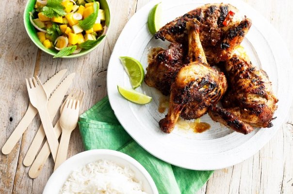 calypsomangoes's tweet photo. Enjoy a spicy Jamaican barbecue with fresh Calypso Mango and lime salsa | https://t.co/EdT1sRA0Qj | #perfect #mangoes #bluetrays https://t.co/yeVyaGUVRQ