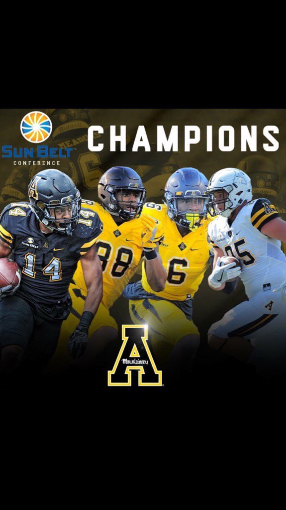 CoachB_BROWN's tweet image. How sweet it is, how sweet it is!! #SunBeltChampions #AppNation