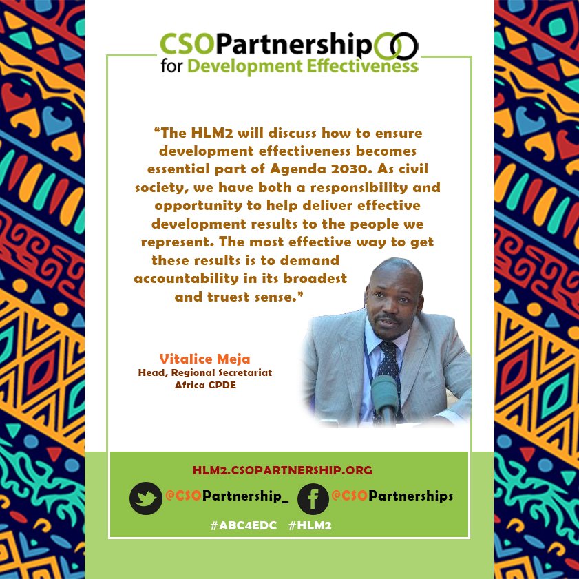CSOPartnership_'s tweet image. Why accountability matters in CSOs and Effective Development...
Get #HLM2 updates via hlm2.csopartnership.org
#ABC4EDC #AccountBuildCommit