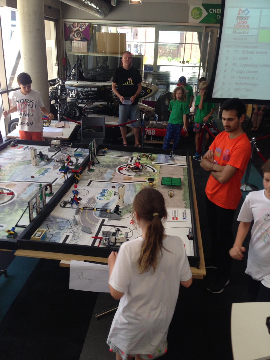 chriscmuir's tweet photo. Round 3 complete for #fll16 - go Robo Monkeys! https://t.co/yJEmq3rXdQ
