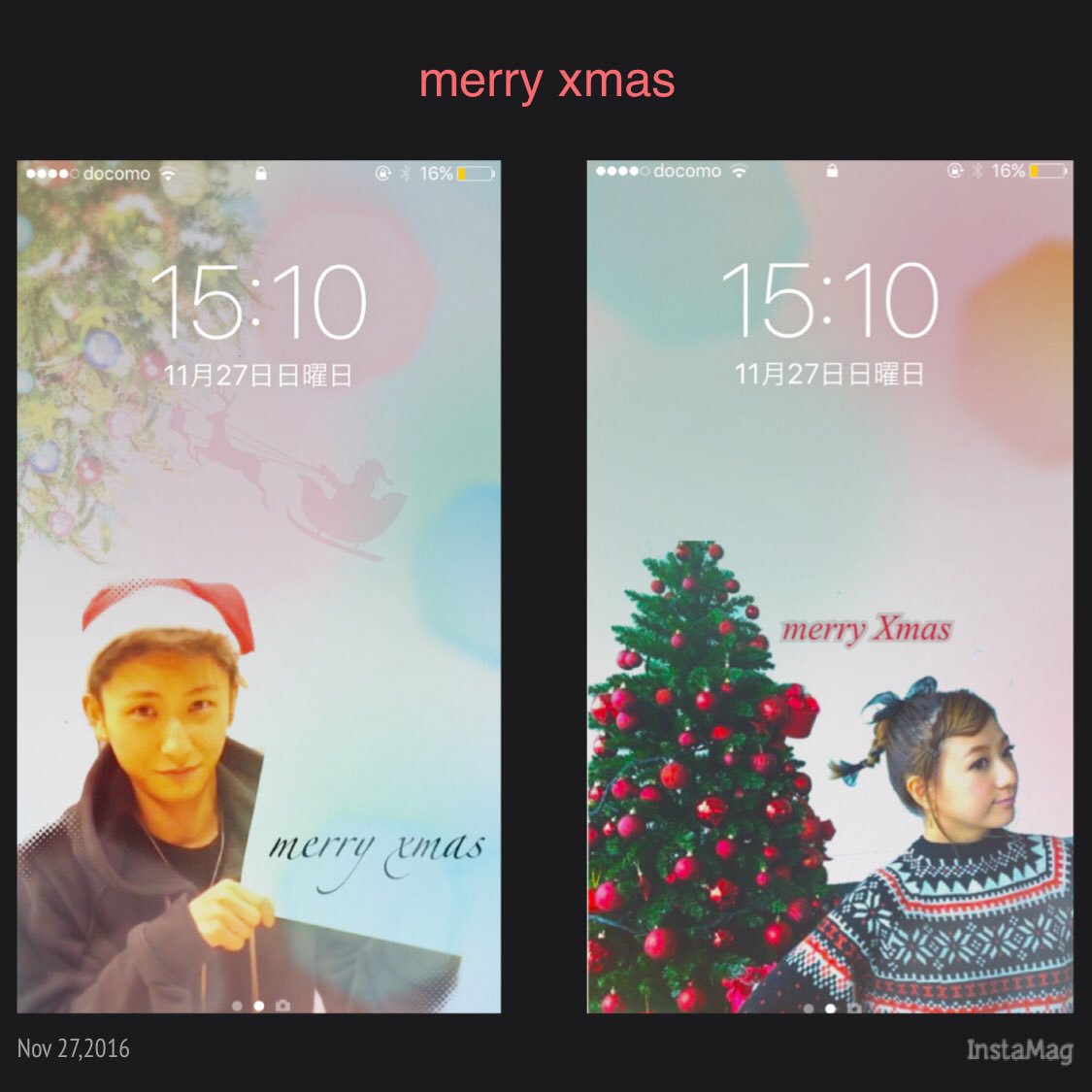 oyasum_li's tweet photo. 《xmas企画》
クリスマスverのロック画面作りました♪( ´▽｀)
#欲しいと思ったらRT
#欲しいと思ったらRT 
#RT多かったら配布します
#RT多かったら配布します https://t.co/6MmA06L1gt