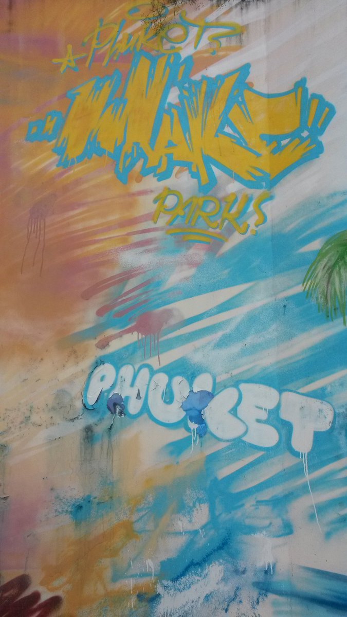 Bugtan's tweet photo. Phuket wake board cool graffiti. #graffiti #Phuketwakeboard #Phuket #Bugtan https://t.co/5JAgAbEdTV
