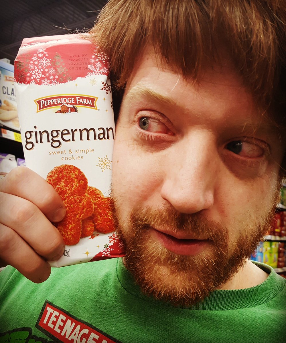 pcpsux's tweet photo. The #gingerbreadman is here! #ginger #redhead #gingerbread #everyonelovesaginger #tasty #thecookieslookgoodtoo #weed  #getitinya #jencam https://t.co/7pqMbfbVD0