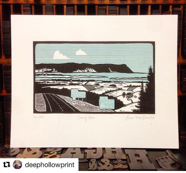 Stopped @wolffarmmarket &amp; picked up <a href="/DeepHollowPrint/">Deep Hollow Print</a>'s #prints for the <a href="/NSPrintmakers/">NS Printmakers</a> Holiday Pop-Up Print Sale, Dec 1 &amp; 8 <a href="/AlderneyLanding/">Alderney Landing</a>.