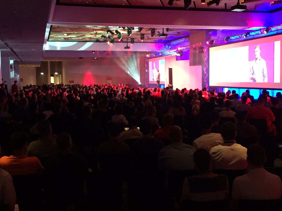 natemoch's tweet photo. @SeanEllis speaking to a packed house at @StartConHQ about growth and goals.  Quality as always. https://t.co/Qh66XztRyi