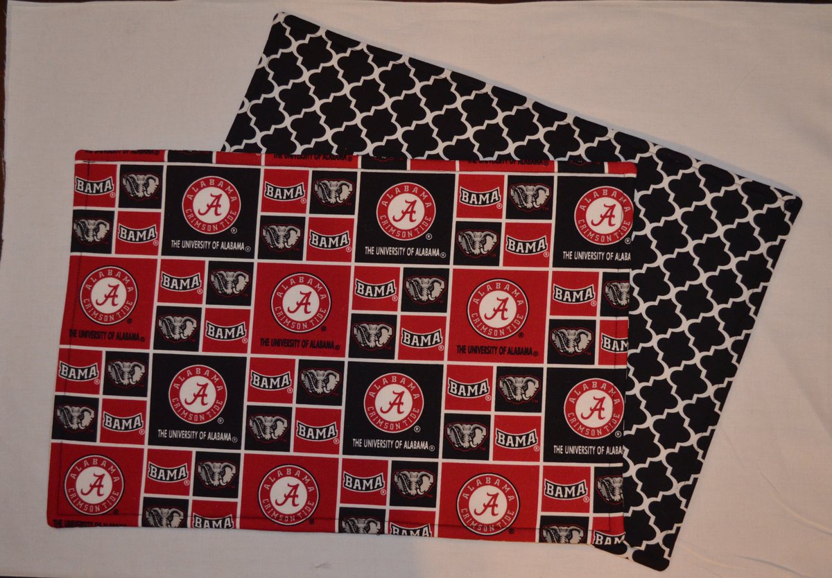 DreamAcademy12's tweet photo. Our Fiesta Collection of Kitchen items now has PLACE MATS! #RollTideRoll @UA_Athletics Available at: https://t.co/u9zVV33Bey https://t.co/5TmwXQDh7e