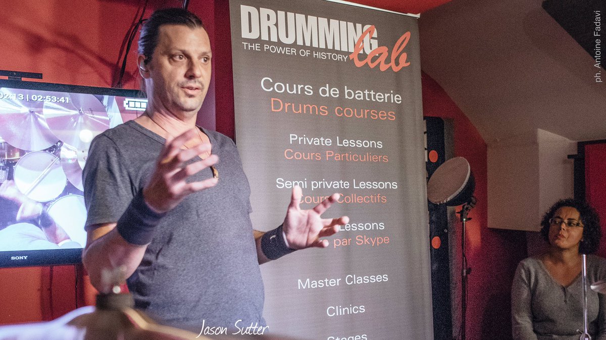 DrummingLab's tweet photo. #JasonSutter #drummer #ludwig at #DrummingLab #FrederickRimbert #drumschool #drumming #drumlife #batteur #drumset #drummerworld #drummers https://t.co/VJx1RyzF9Z