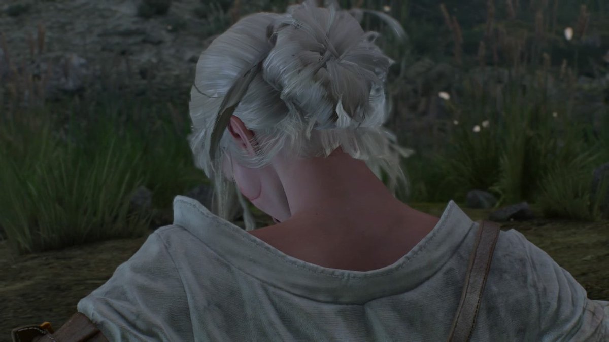 女天狗さんのエロわんこ月夜乃鴉with曼珠 女天狗 Auf Twitter 大人になったシリラさんが可愛かった いやぁ 女性のうなじって最高だ ただ ウィッチャー３やってて気になるのは イベントムービーでキャラに草や他のキャラがめり込むとこですね