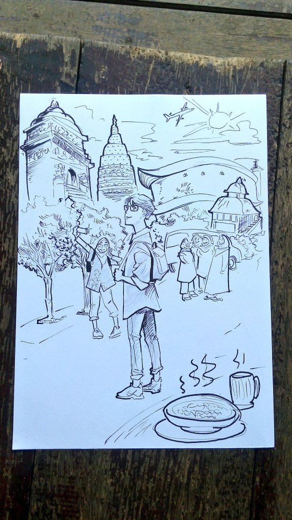 Obligatory jogja trip sketch 