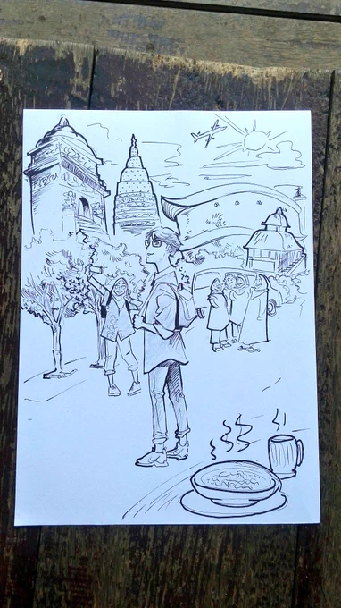 Obligatory jogja trip sketch 
