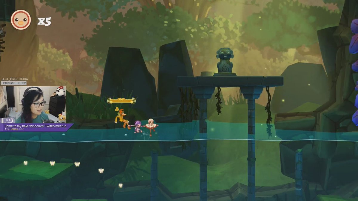seriouslyclara's tweet photo. Shu is absolutely beautiful, controls well, has a clever buddy-ability mechanic, and needs to be played by more people. #indiedev https://t.co/zSWYgCqsZo