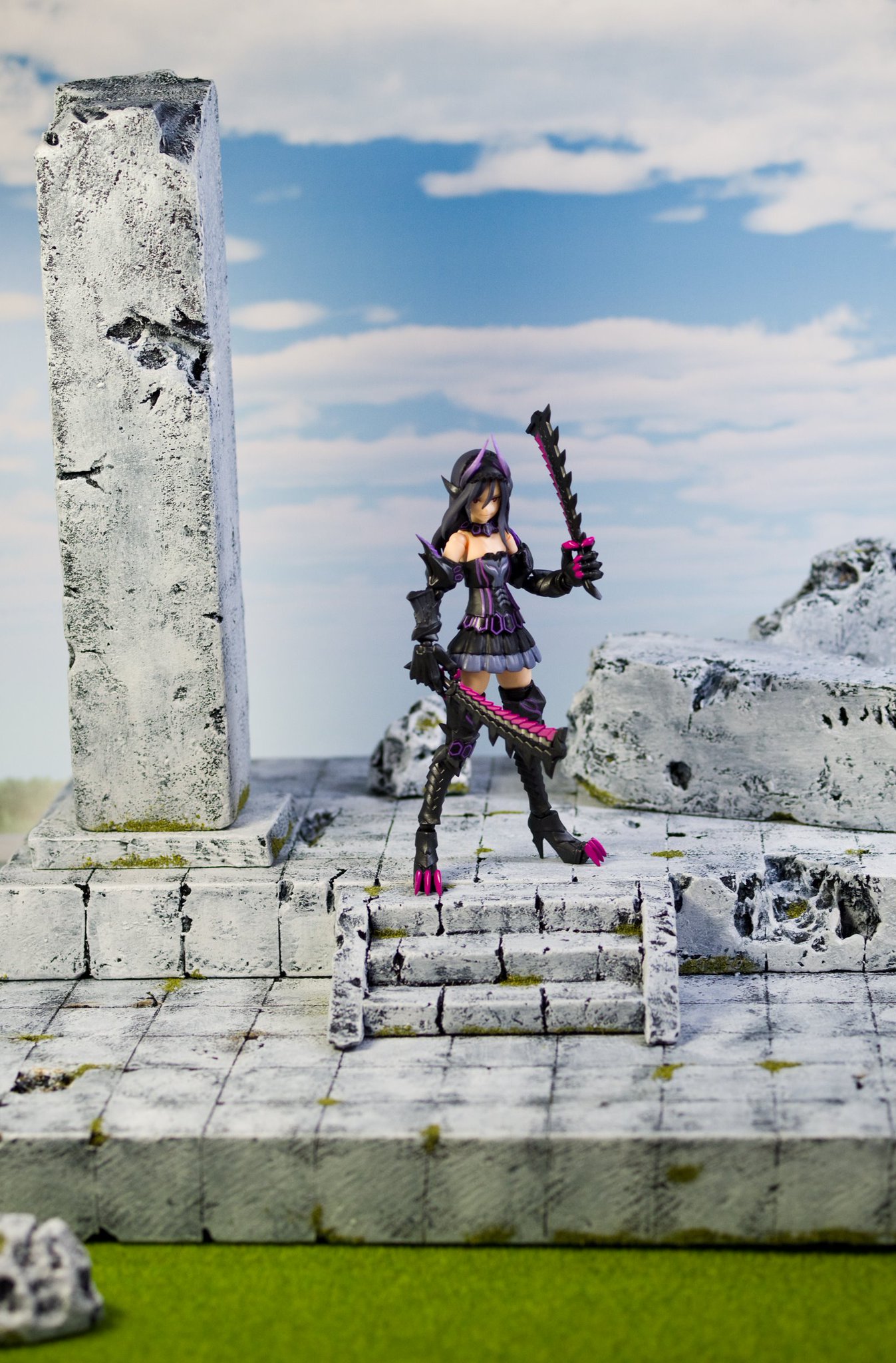 フィギュア　戦後の崩壊した壁 D 1/12 レジン製ジオラマ 中古】フィギュア 戦後の崩壊した壁 A 1/12 レジン製ジオラマ