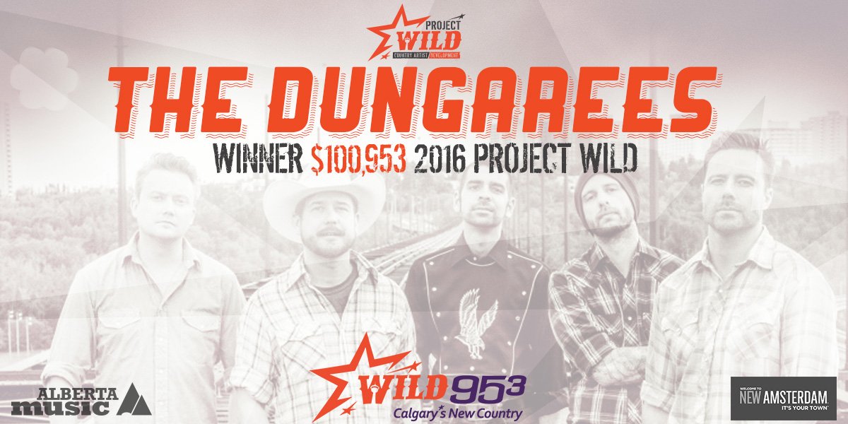 projectwildab's tweet image. HUGE Congratulations to our #PW2016 WINNER of $100,953 ... @DungareesBand from Edmonton, Alberta!!! Nice work fellas!