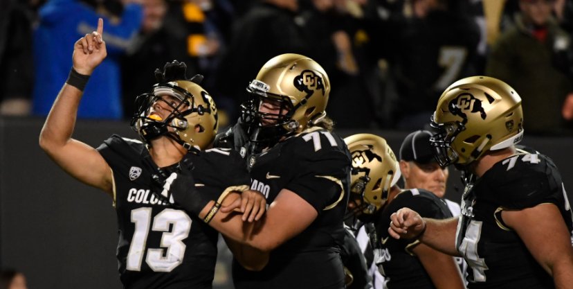 espn's tweet photo. To the Pac-12 Championship Game they go!

Colorado's remarkable turnaround is punctuated with a division title after a 27-22 win over Utah. https://t.co/OIbliBAu1S