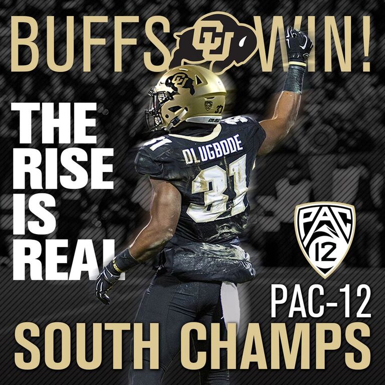BUFFS WIN! FINAL SCORE: Colorado 27, Utah 22. SOUTH CHAMPS! #GoBuffs #WonTheSouth #theRISEisREAL