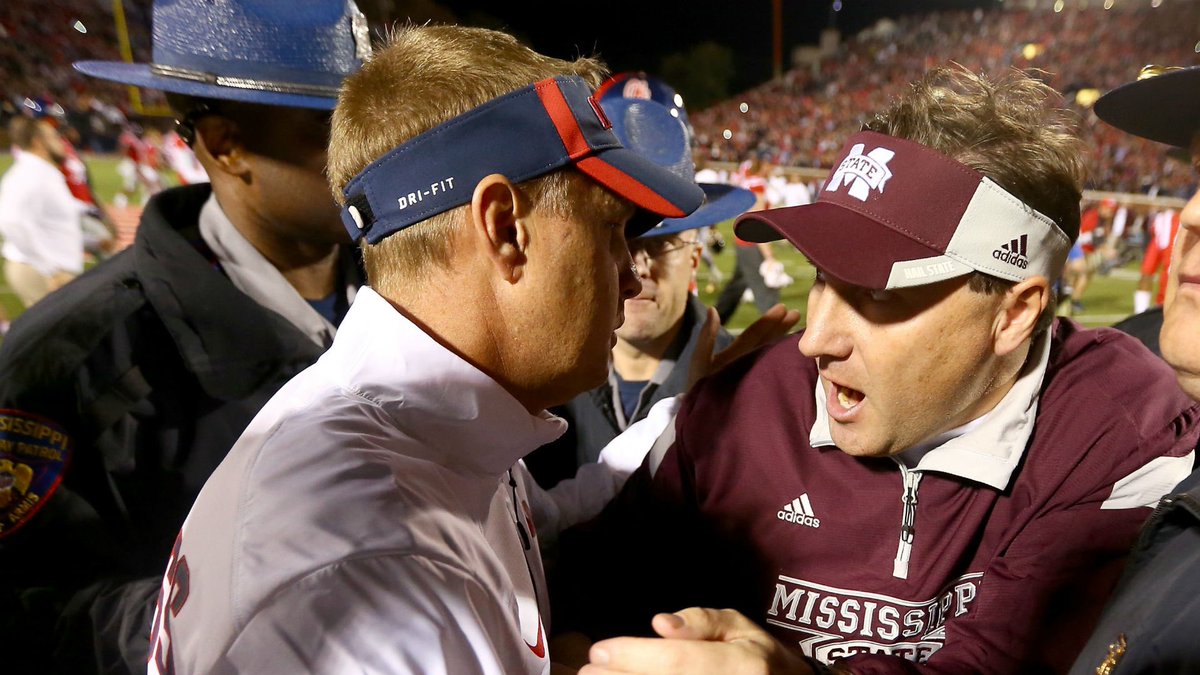richiesbeard's tweet photo. @CoachDanMullen: I saved you, now the NCAA can't be the one to give you a postseason ban
@CoachHughFreeze: Blessings to you https://t.co/JYrCiXl3O5