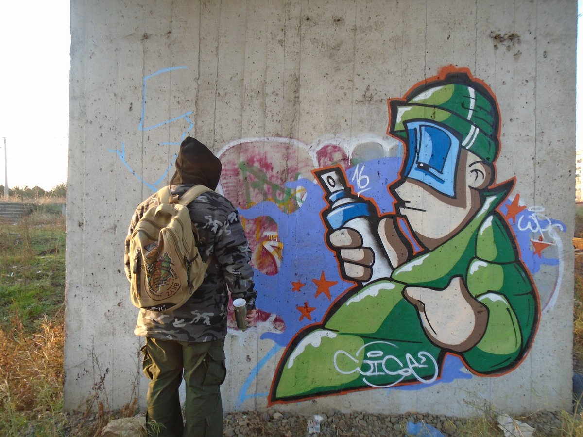 wiseone997's tweet photo. https://t.co/g8Z3Tdpcog
#graffiti #oldschollcharacter #character #art #grafflife #chackit #ironlak #montana #cantwo #characterart https://t.co/oRyvQmYMXJ