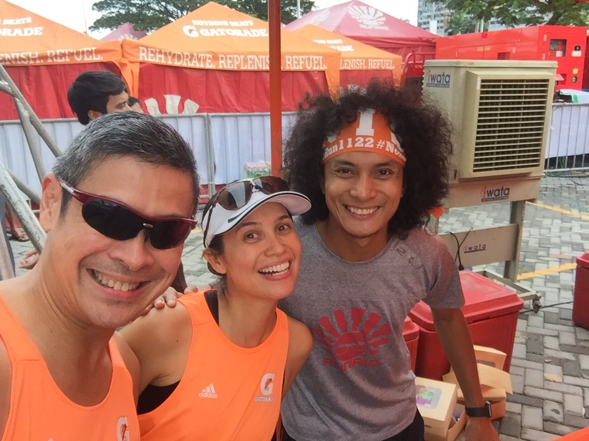 apangilinan's tweet photo. We've been running this man's races for over 10 years. We're stronger, more united & happier because of you @coach_rio316! #Gatoraderun https://t.co/ITuGADpwsH