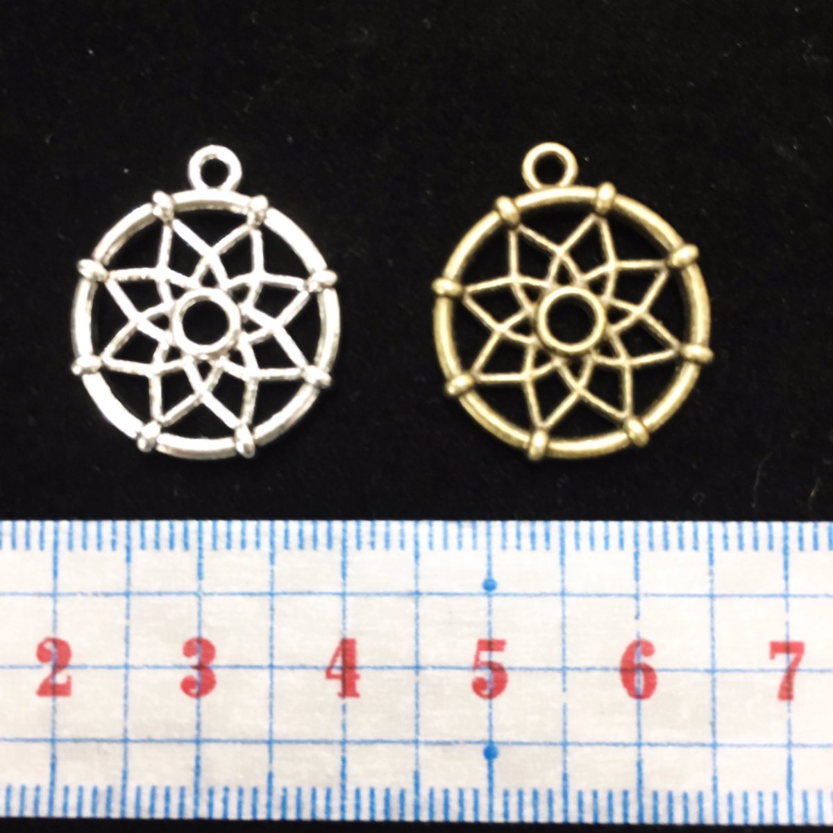 Ca東京 月夜の道標ws予約受付中 新商品入荷情報 ドリームキャッチャーのチャーム 80 入荷いたしました カラーはシルバーと金古美 ドリームキャッチャーとはインディアンに伝わる子供を悪夢から守ってくれるお守りなんだとか 空枠にし