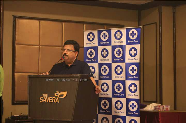 HomecareIndia's tweet photo. Address by Mr. Uday Shankar, co-director of HomeCare+ at Launch on November 17, Savera Hotel https://t.co/1uUMR1ZJgn