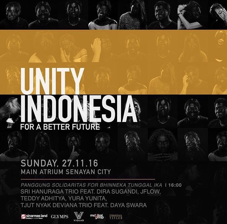 yurayunita's tweet photo. Akan bernyanyi di hari terakhir #UnityIndonesia, kolaborasi Musik & Seni Fotografi. Sore nanti, 17.00 WIB di @senayancity. See you 😉💕 https://t.co/vdc21egLer