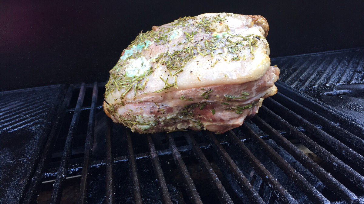 andrewhatfield's tweet photo. Roast lamb slow cooking in the BBQ, kids in the pool and a @FrogmoreCreek Cabernet savignon with @Misty_Hatfield https://t.co/pUorFuK4dO
