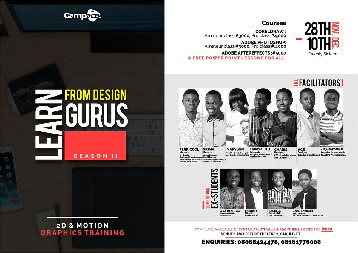 TheGreatestIFE's tweet photo. Can you imagine yourself handling Corel draw and Photoshop like a pro? Learn from design gurus @thecampace #LFDG2 https://t.co/HfMmqzw6m0