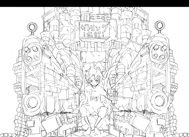 #絵描きさんと繋がりたい  #イラスト  #線画  #アナログ 
