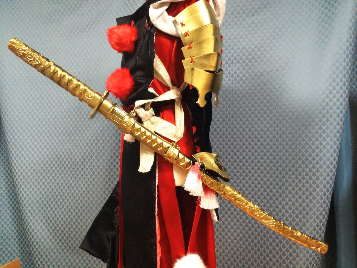 刀剣乱舞・小烏丸製作⑦ 刀&ウィッグ完成！ 刃先は両刃に削り出しま