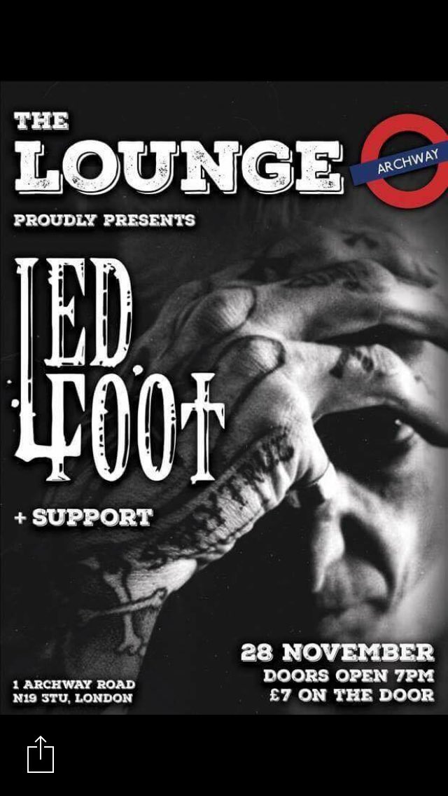 12 bar favourite @ledfoot playing <a href="/thelounge666/">Thelounge666</a> 28th Nov. @TheCarouseruk @ViveLeRock1 <a href="/NME_Gigs/">NME Gigs</a> <a href="/TimeOutMusic/">Time Out Music</a> <a href="/guardianmusic/">Guardian music</a>