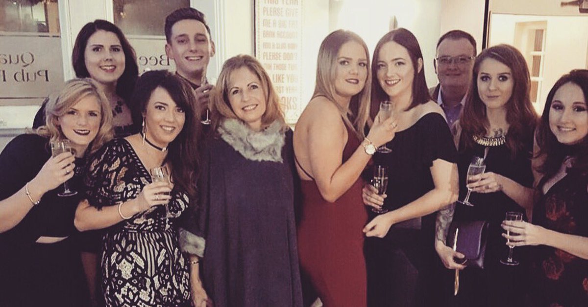 #christmas #party #haircrew #prosecco