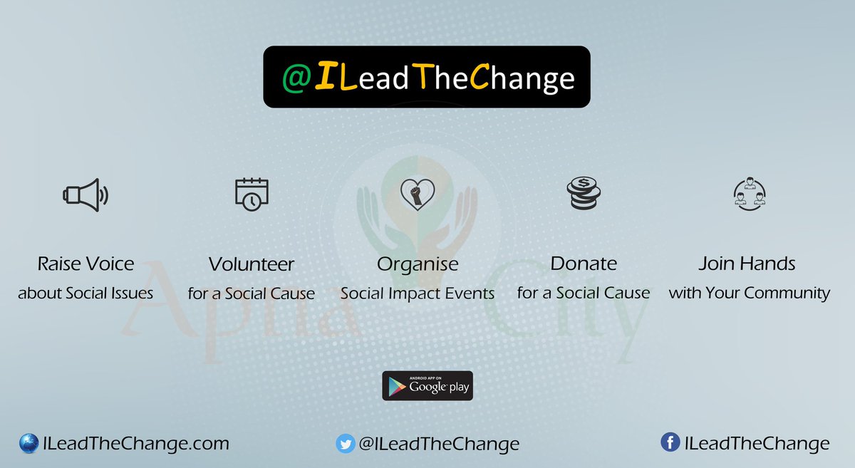 ILeadTheChange's tweet photo. Lead the way U Can. #AdoptAVillage & #AdoptACause & #RaiseVoice #Volunteer #Donate #OrganizeSocialEvent #ConnectToCommunity
_LAUNCHING SOON https://t.co/keYTAUehlB