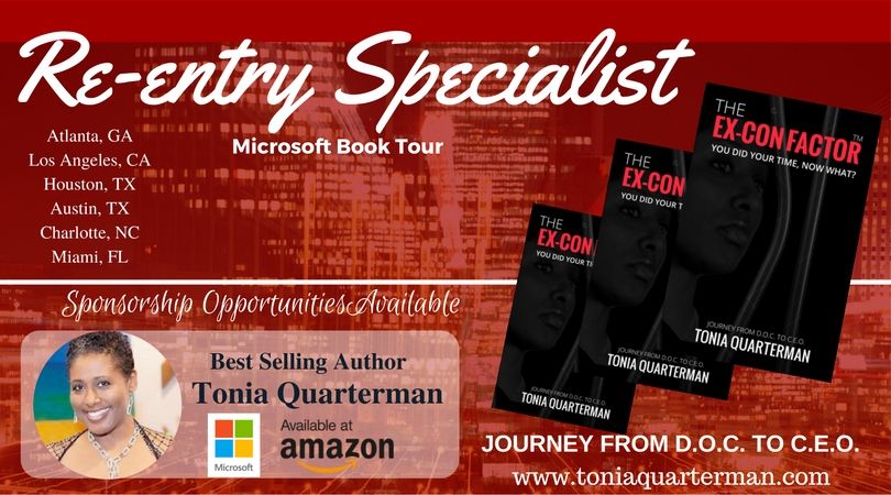 toniaquarterman's tweet photo. #Microsoft #BookTour #Exconfactor #reentry #specialist #book #read #jobsforfelons #entrepreneur #banthebox https://t.co/F615h5jfwe