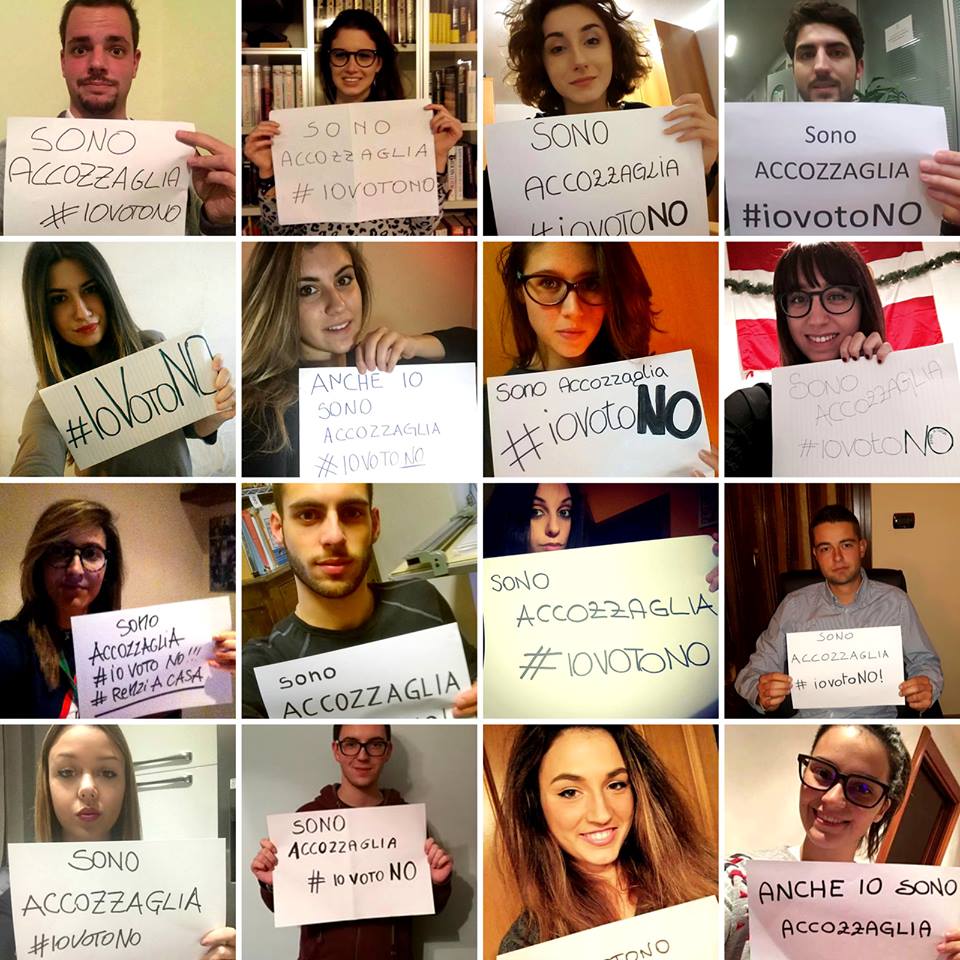 MENO 7! #4dicembre #iovotono > Info: iovotono.org