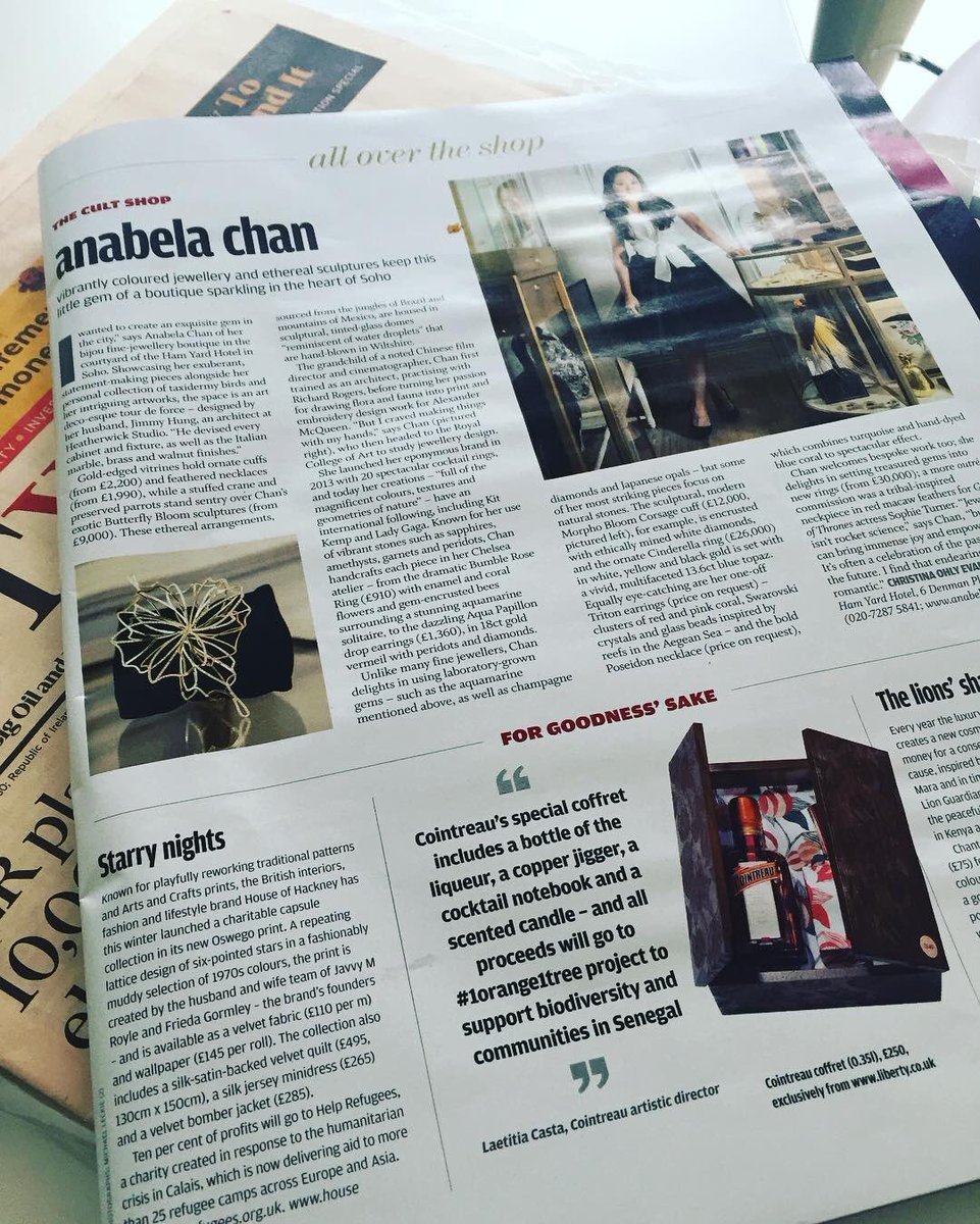 CointreauUK's tweet photo. Thanking the @ft and @htsi magazine for the support #1orange1tree #cointreaucreativecrew https://t.co/uMTj0kefIg