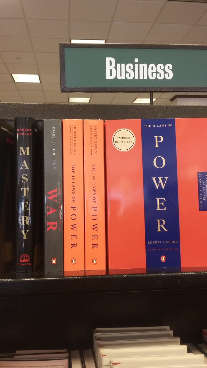 jay_maness100's tweet photo. Learn Now. Conquer Later.
#48LawsofPower #vintiquecustoms #brainfood #barnesandnoble https://t.co/6mgOyhGVog