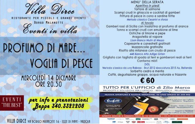 geofonsatti's tweet photo. Prenota velocemente...posti limitati https://t.co/aU8qAMH06b