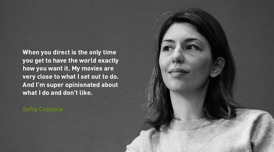 screendirectors's tweet photo. Sofia Coppola - American screenwriter, director, producer and actress - #ScreenDirectors #quoteoftheday https://t.co/Biha3JC1nA
