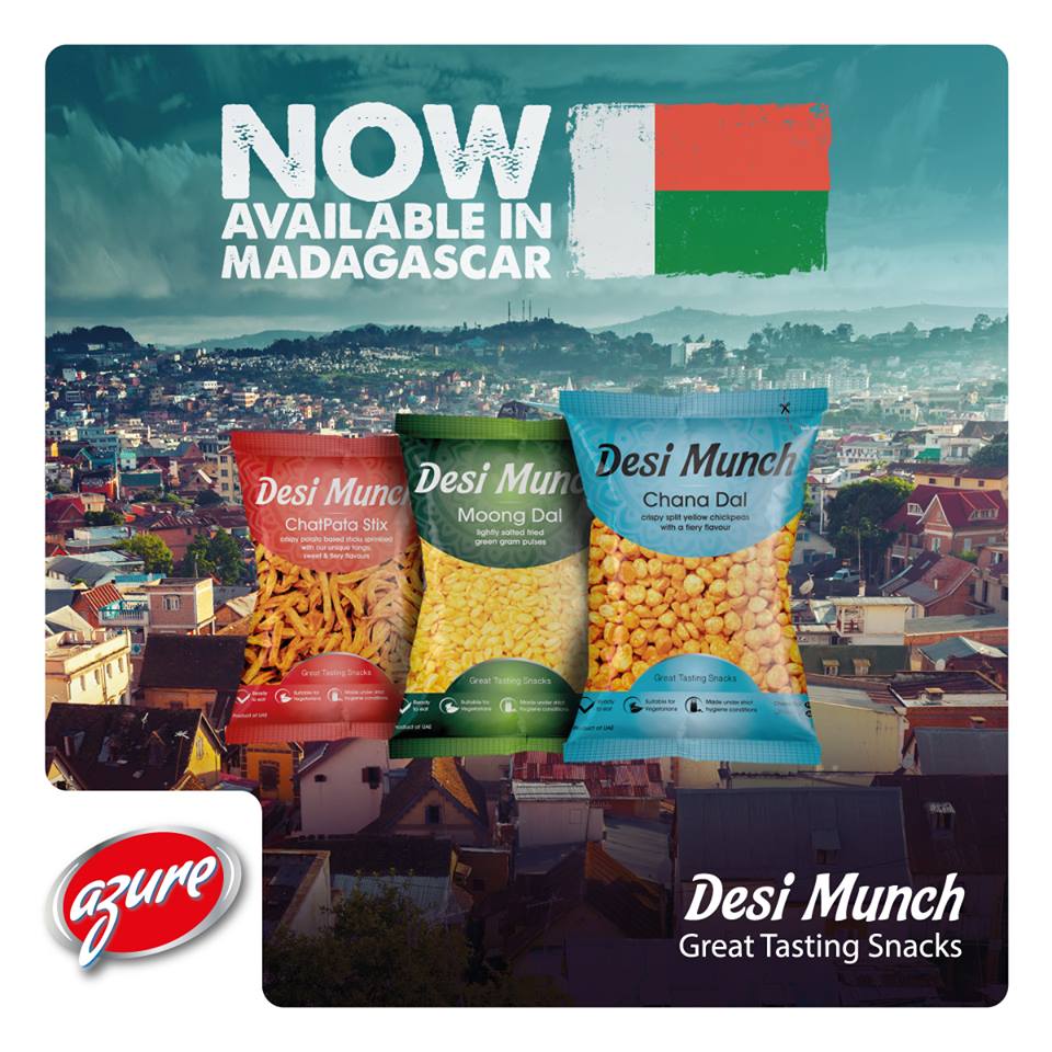 alyaqoutgroup's tweet photo. #DesiMunch now available in #Madagascar.
#Azure https://t.co/FWv6PXnLj2