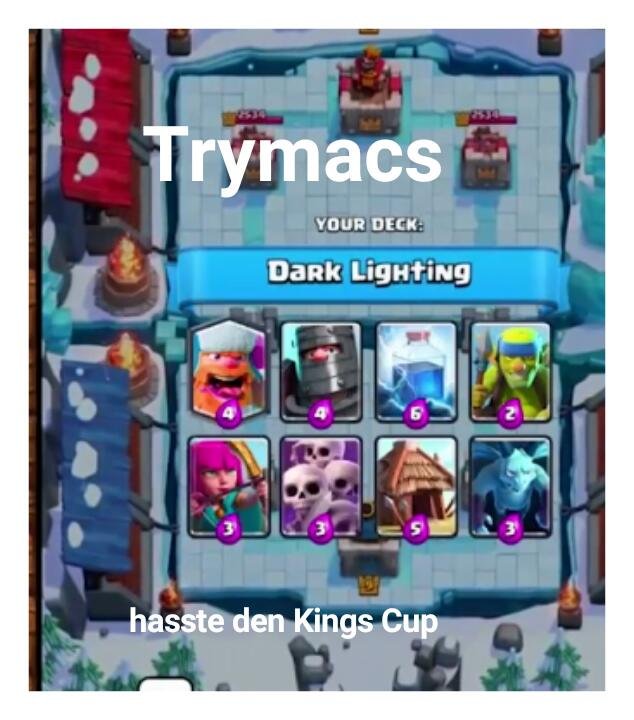 Trymacs_Fan's tweet photo. TRYMACS hasste den Kings cup https://t.co/y1QbeFlYUi