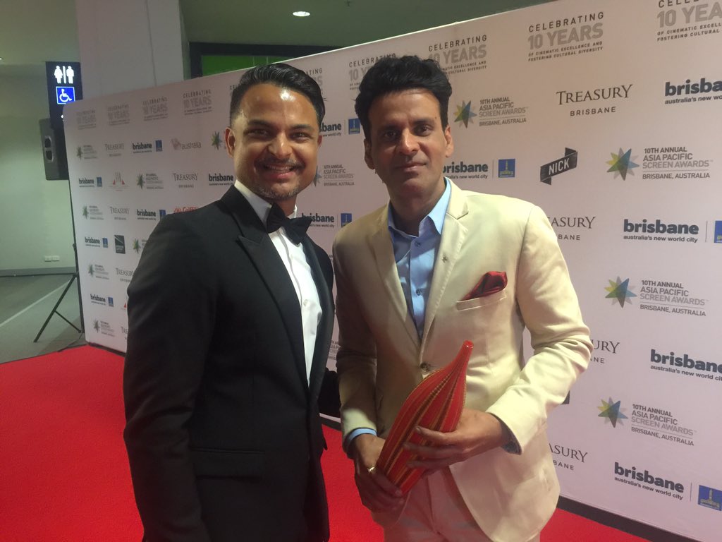vibhorpande's tweet photo. Thank you for visiting Brisbane @BajpayeeManoj it was an absolute pleasure meeting with you. #FanBoyMoment  #BAPFF2016 #APSA2016 https://t.co/BeKL1sX7kB