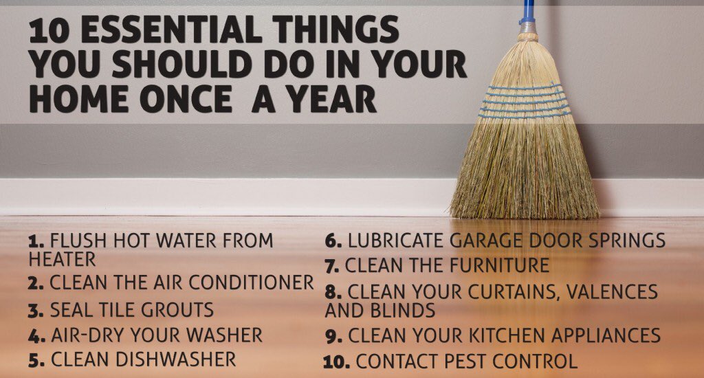 ihousecheck's tweet photo. 10 essential things you should do in your home once a year - https://t.co/kpx1yCCFF0 #home https://t.co/hdRrjb9Onj