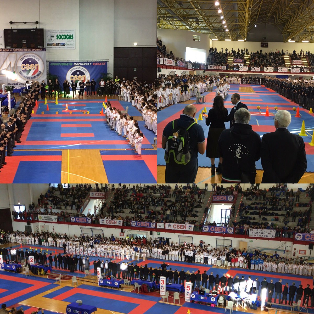Comincia il secondo giorno di #campionato nazionale di #karate #csen 2016! Al via le gare dei piccoli #samurai #iosonocsen#siamofattidisport