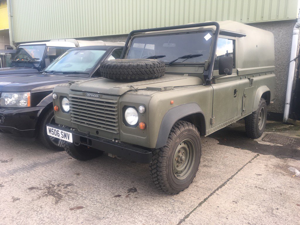 Land Rover Defender 110 ex army forsale, excellent condition throughout. £7000+vat