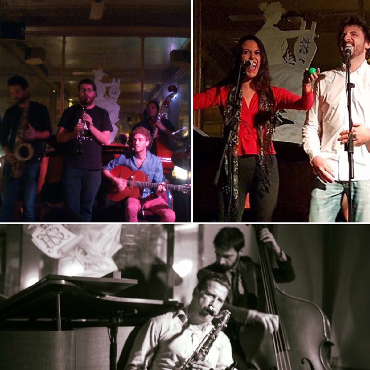 CafeBarbieri's tweet photo. Acabando a lo grande noviembre L28 #swing M29 #jazzjam y X30 #flamenco #fusion en @CafeBarbieri @MadridEsCool https://t.co/tT8XfKzW7A