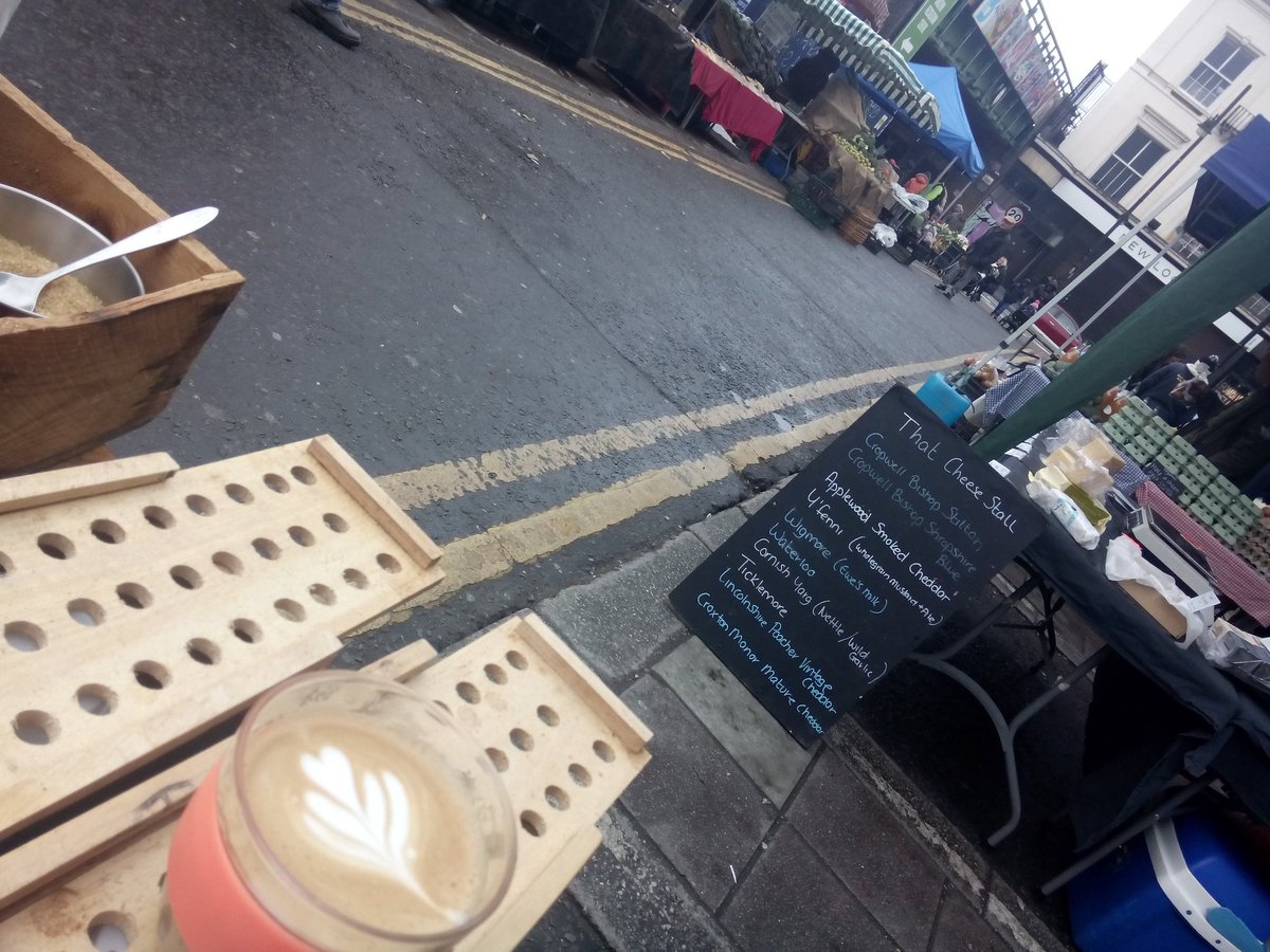 This cup of coffee is just so good! Find us at #Brixton Farmers' market <a href="/BrixFM/">BrixtonFarmersMarket</a> #specialitycoffee