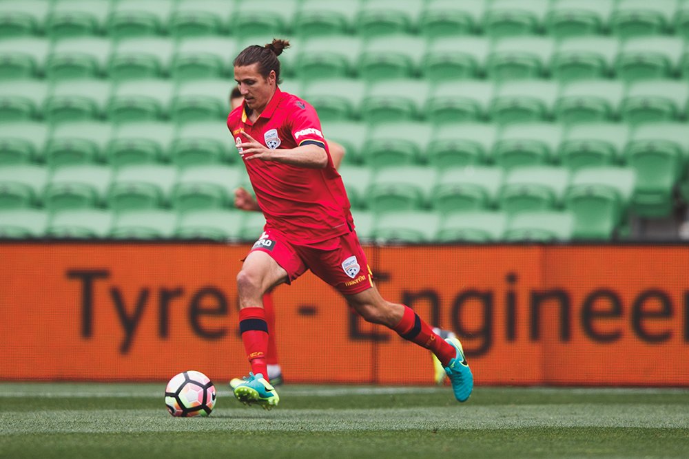 AdelaideUnited's tweet photo. Congrats to @MickMarrone for returning to competitive football yesterday with @aufc_YouthTeam! 🙌 #AUFC #ForeverUnited https://t.co/NbUMjWKMgT