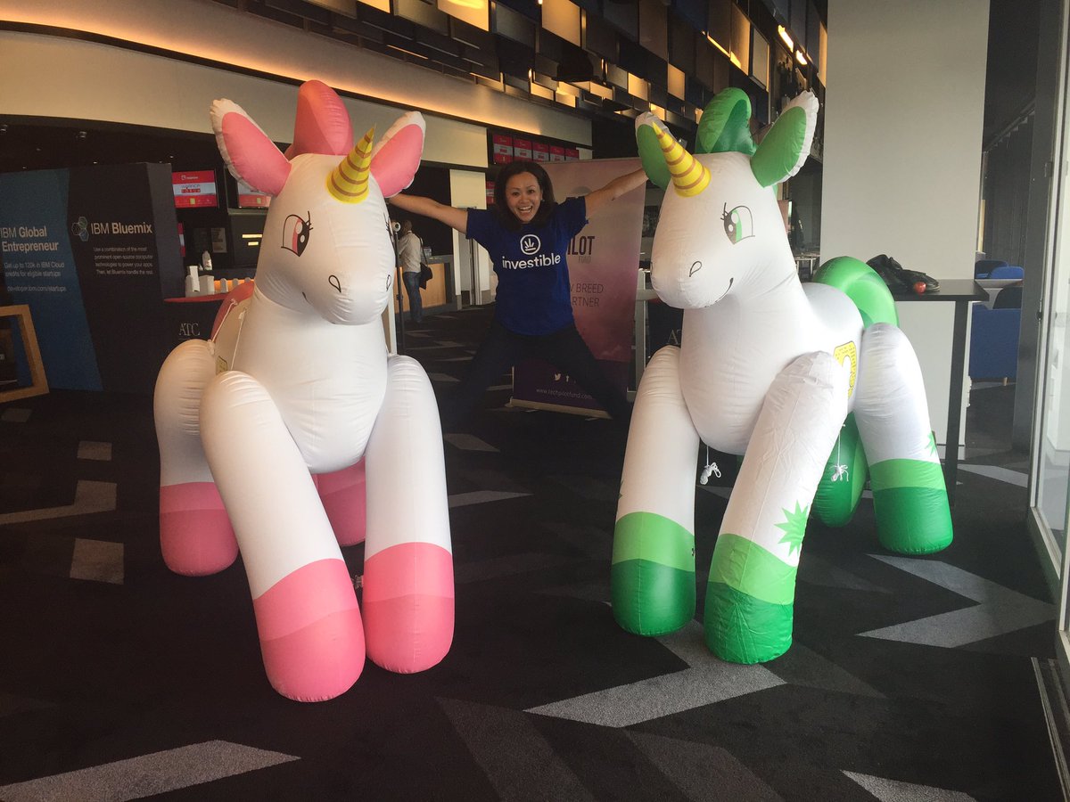 investible's tweet photo. #backwhereshebelongs @cribberapp @StartConHQ @matt_barrie #unicorn #love #startcon2016 https://t.co/yfaxjuDmdZ