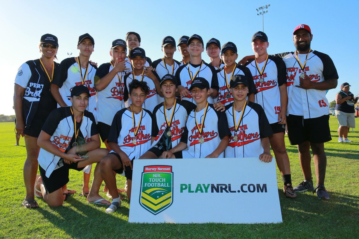 touchfootballwa's tweet photo. Congratulations @perthbrothers1 2016 15 & Under Boys Champions and 18 & Under Boys Champions #LiveLighter #WAJSC https://t.co/86u7fbiYoR